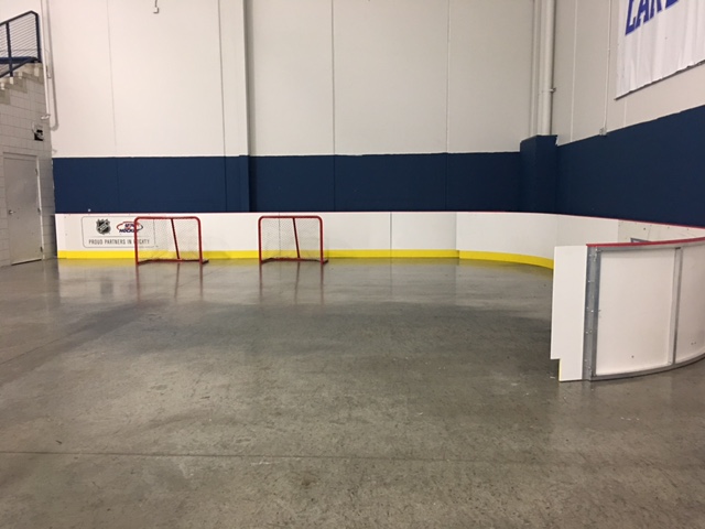 new shooting area for hockey players